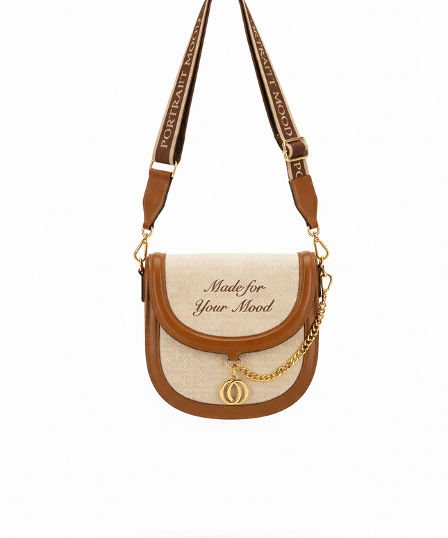 The P|M Journey Chain Saddle Bag - Sand & Cognac Edition