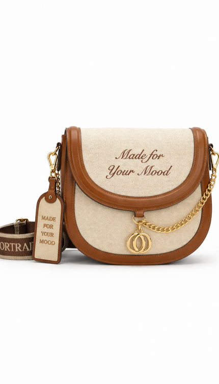 The P|M Journey Chain Saddle Bag - Sand & Cognac Edition