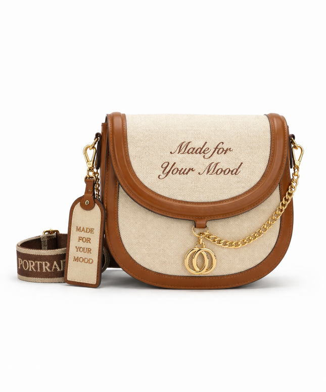 The P|M Journey Chain Saddle Bag - Sand & Cognac Edition