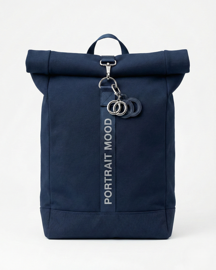 The P|M Studio Roll-Top Backpack - Midnight Edition