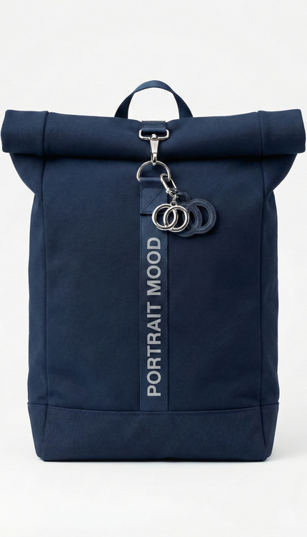The P|M Studio Roll-Top Backpack - Midnight Edition