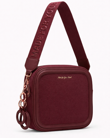 The P|M Focus Camera Bag - Burgundy & Rose Edition