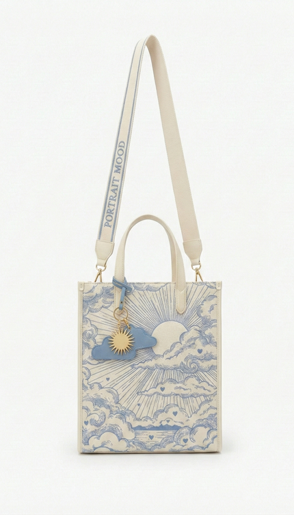 The P|M Zenith Vertical Shopper - Céleste Toile Edition