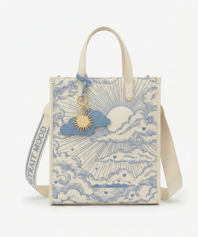 The P|M Zenith Vertical Shopper - Céleste Toile Edition