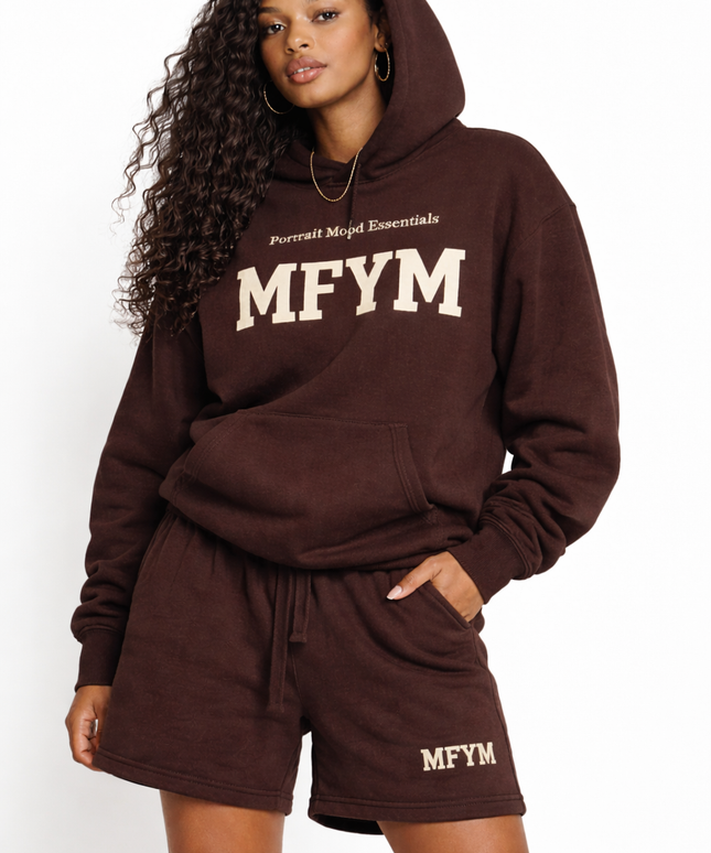 The MFYM Espresso Portrait Hoodie