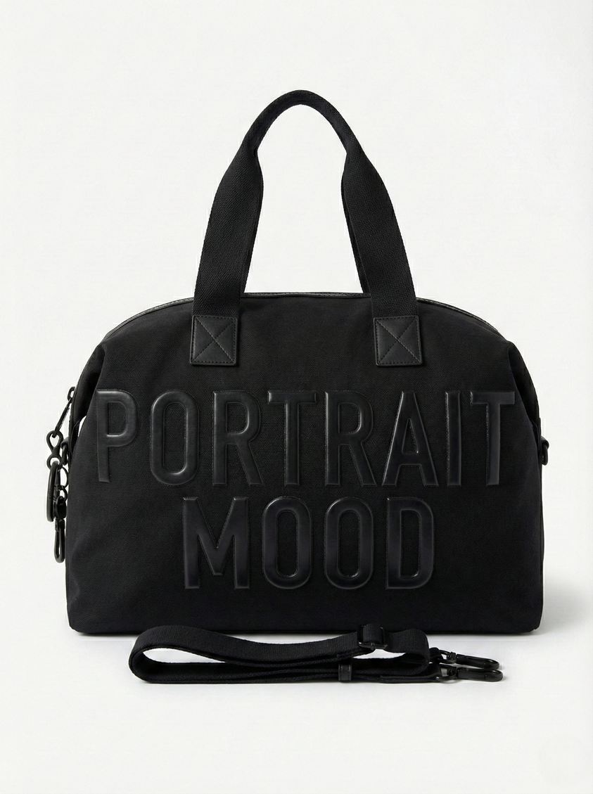 The P|M Blackout Embossed Weekender - Noir Edition