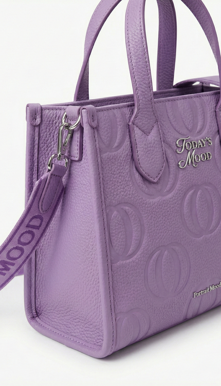 The P|M Aura Structured Mini Tote - Lilac 'Today's Mood' Edition