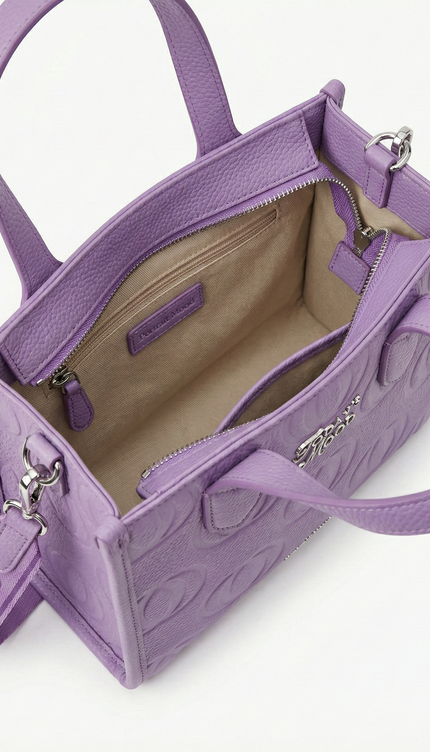 The P|M Aura Structured Mini Tote - Lilac 'Today's Mood' Edition