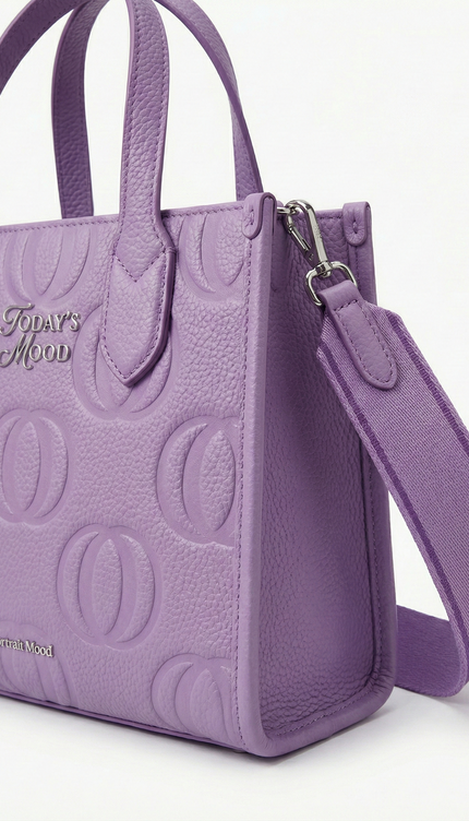 The P|M Aura Structured Mini Tote - Lilac 'Today's Mood' Edition