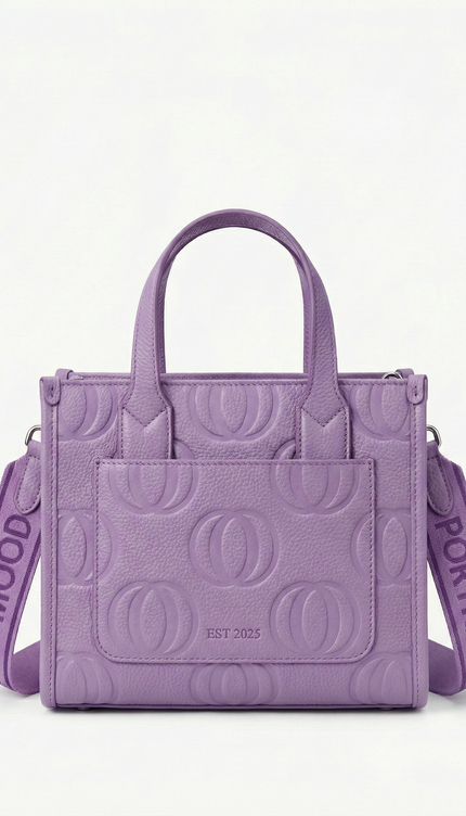 The P|M Aura Structured Mini Tote - Lilac 'Today's Mood' Edition