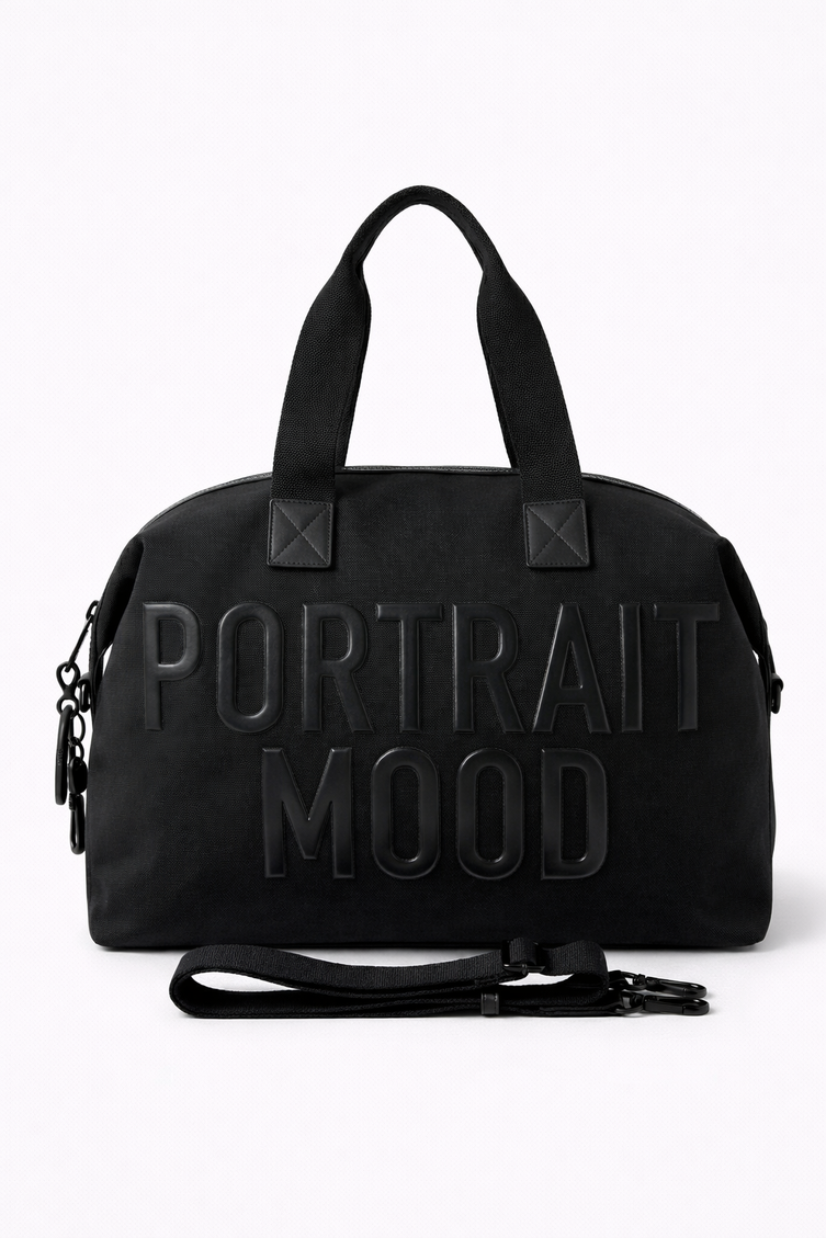 The P|M Blackout Embossed Weekender - Noir Edition