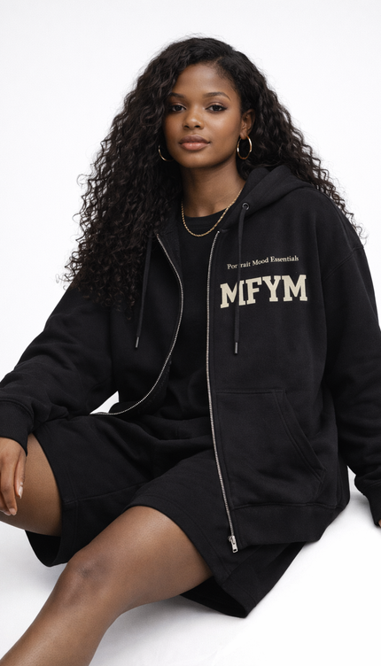 The MFYM Portrait Zip Hoodie