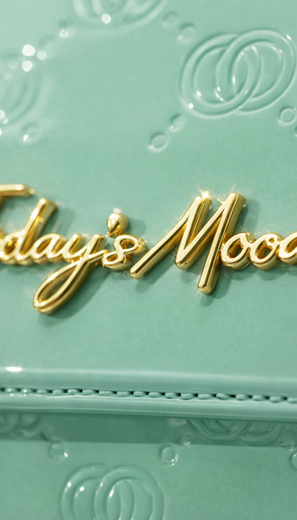 The P|M Aura Patent Flap - Mint Today's Mood Edition
