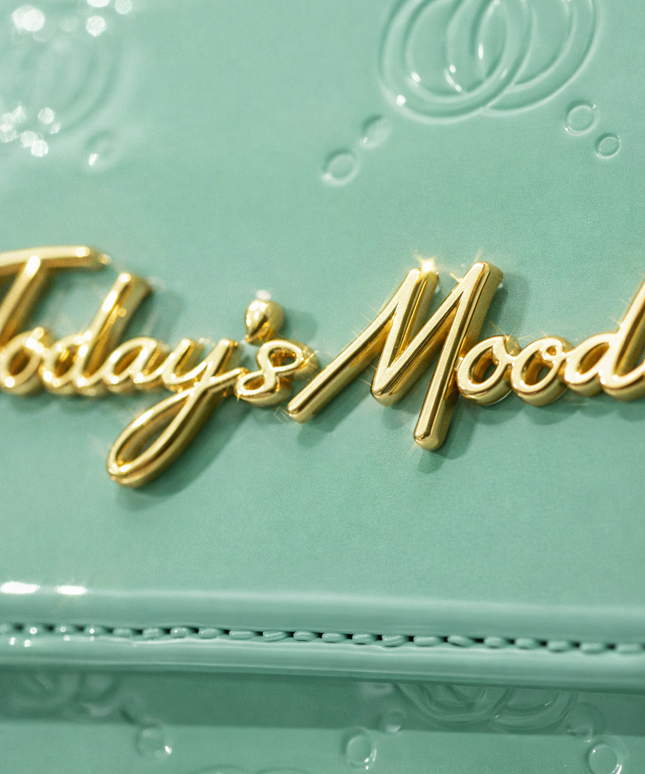 The P|M Aura Patent Flap - Mint Today's Mood Edition