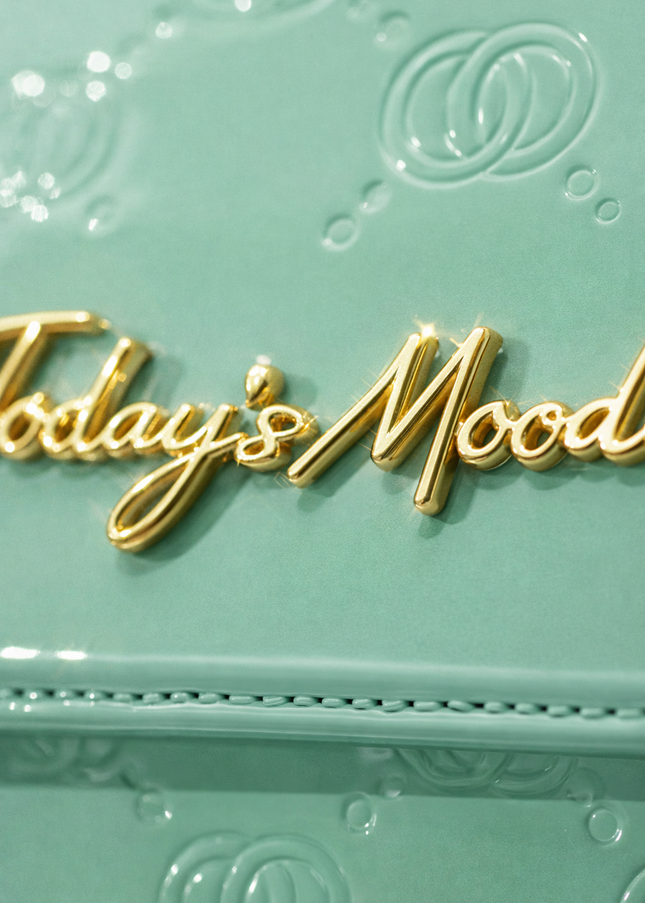 The P|M Aura Patent Flap - Mint Today's Mood Edition
