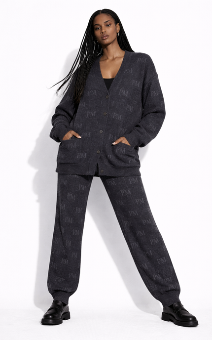 The PM Monogram Jacquard Knit Jogger