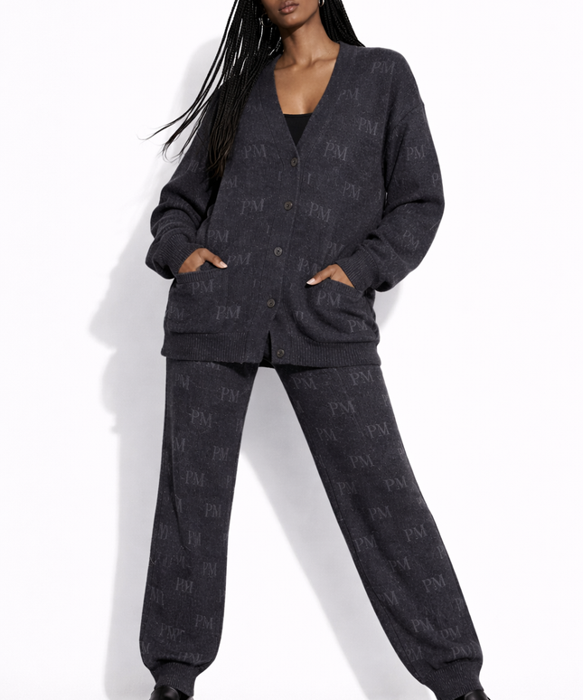 The PM Monogram Jacquard Knit Jogger