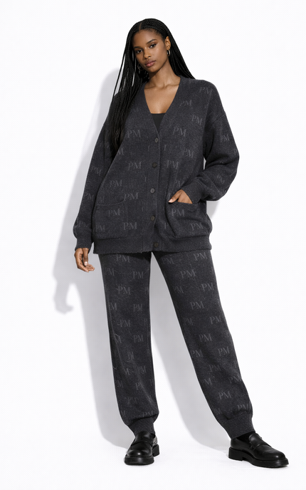 The PM Monogram Jacquard Knit Jogger