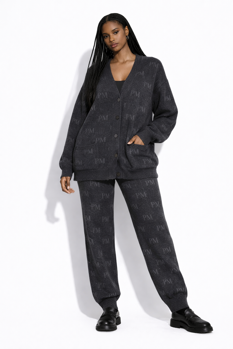 The PM Monogram Jacquard Knit Jogger