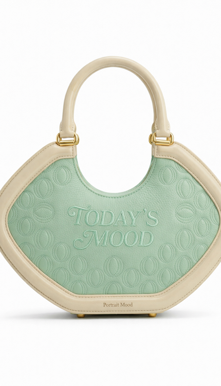 The P|M Aura Structured Crescent - Mint Today's Mood Edition