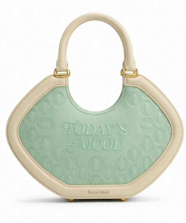 The P|M Aura Structured Crescent - Mint Today's Mood Edition