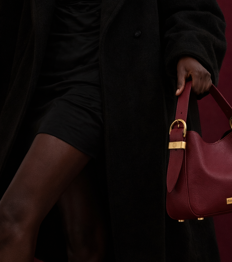 P|M Caprice Shoulder Bag — Rouge Éternel