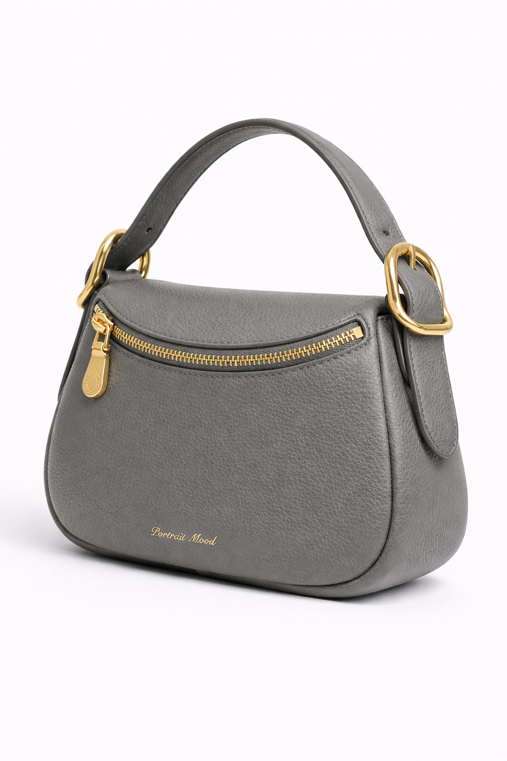 The P M Contour Saddle Bag Slate Grey Edition