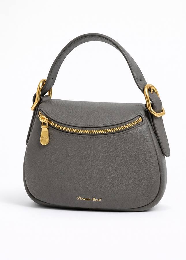 The P M Contour Saddle Bag Slate Grey Edition