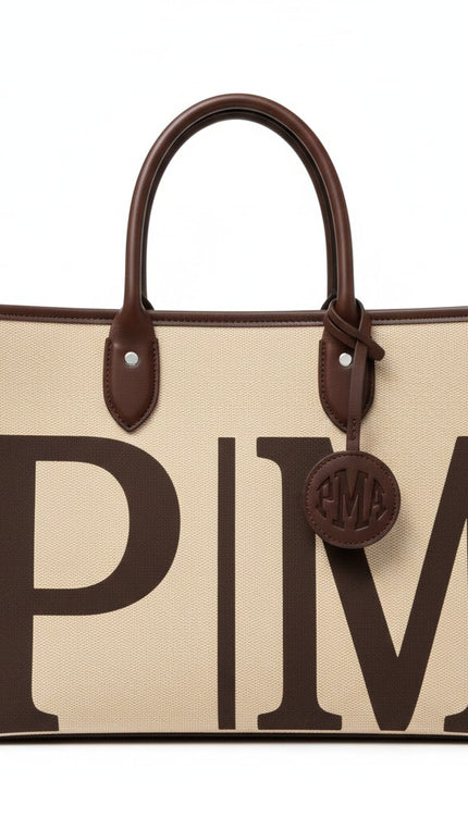 PM HOUSE GRAND MONOGRAM TOTE