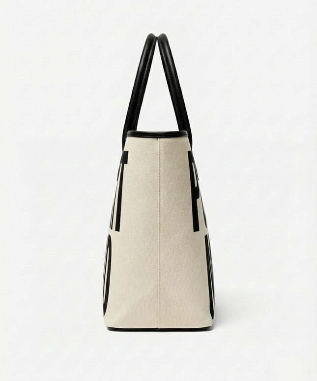 The P|M Manifesto Graphic Tote - Noir & Cream Edition