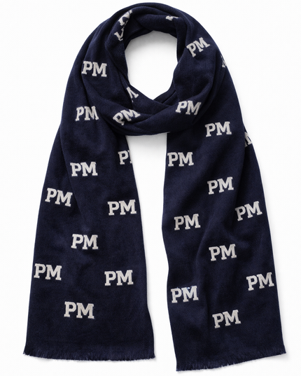 The P|M Monogram Essential Scarf - Midnight Edition
