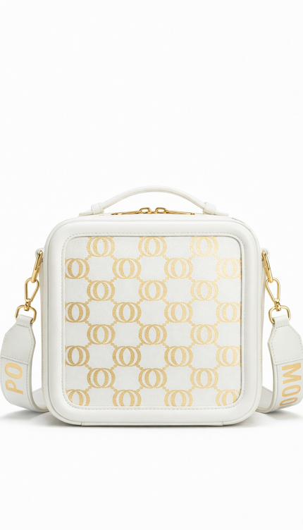The P|M Vault Vanity Case - Blanc & Gold Edition