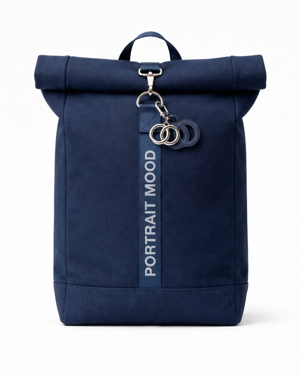 The P|M Studio Roll-Top Backpack - Midnight Edition