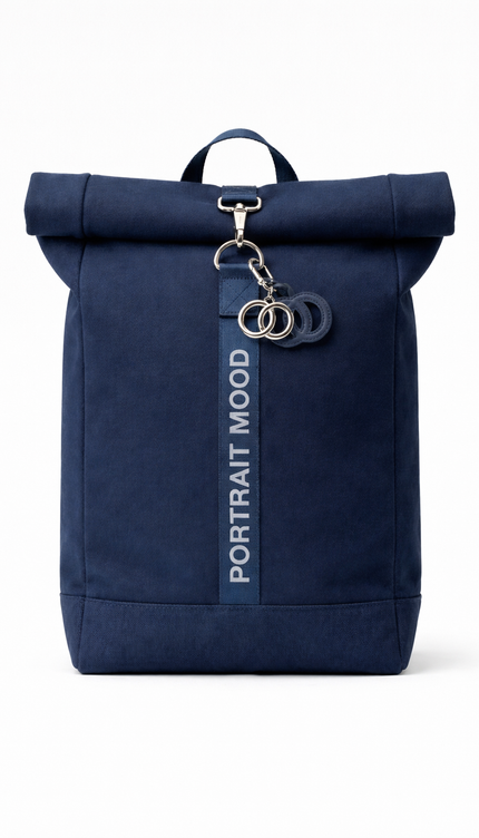 The P|M Studio Roll-Top Backpack - Midnight Edition