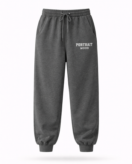 The P|M Studio Logo Jogger - Charcoal Heather Edition