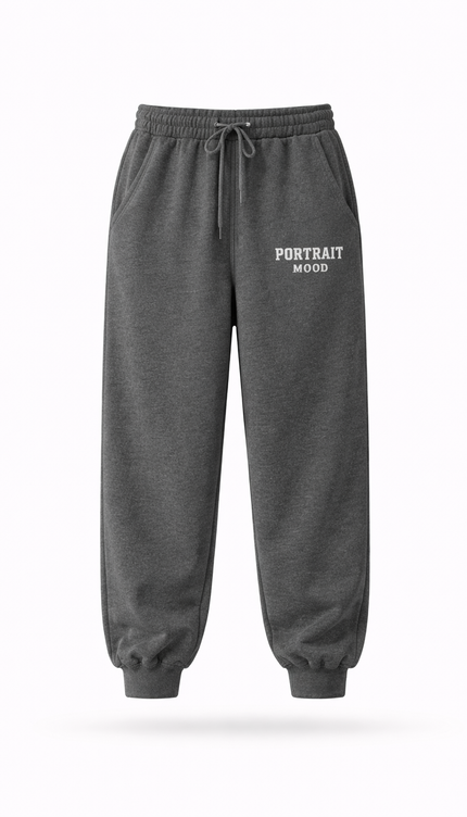 The P|M Studio Logo Jogger - Charcoal Heather Edition