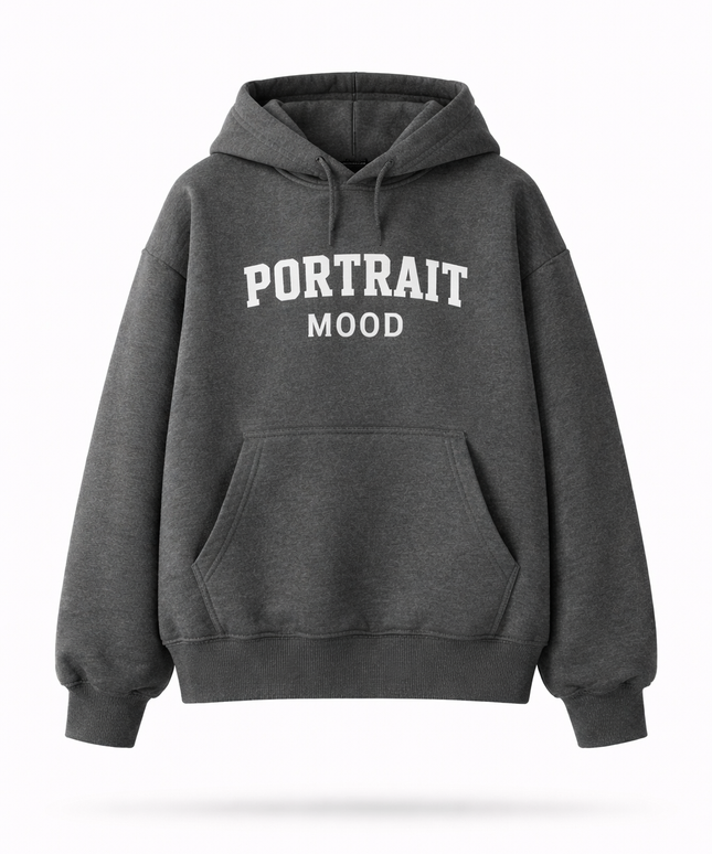 The P|M Studio Collegiate Hoodie - Charcoal Edition