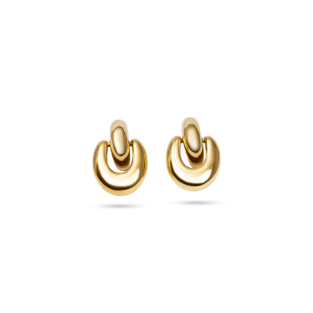 KNOTTED GRACE EARRINGS - Elegant & Gorgeous Design In Solid Non-Tarnish Stainless Steel With 18K Gold-Plate