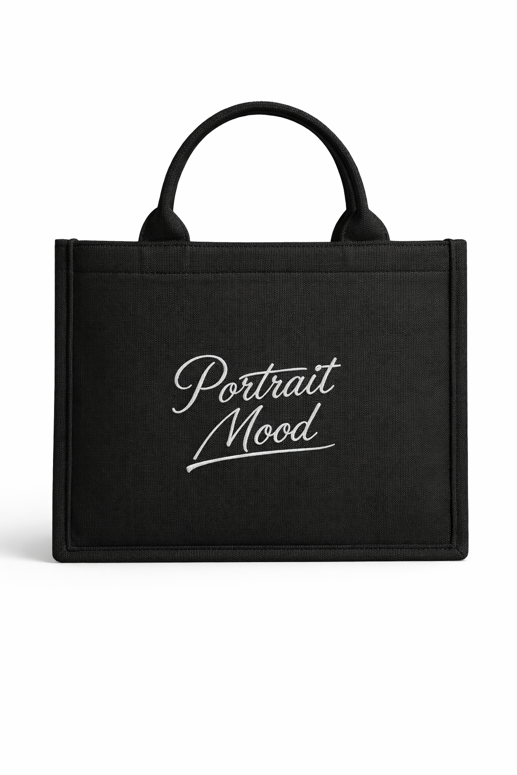 THE ÉGÉRIE No. 2 — CANVAS TOTE EDITION (BLACK)