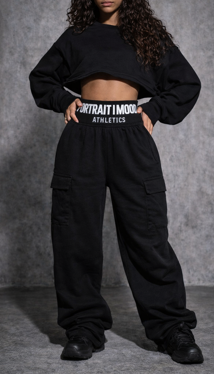 The PM Athletics High-Waist Cargo Jogger