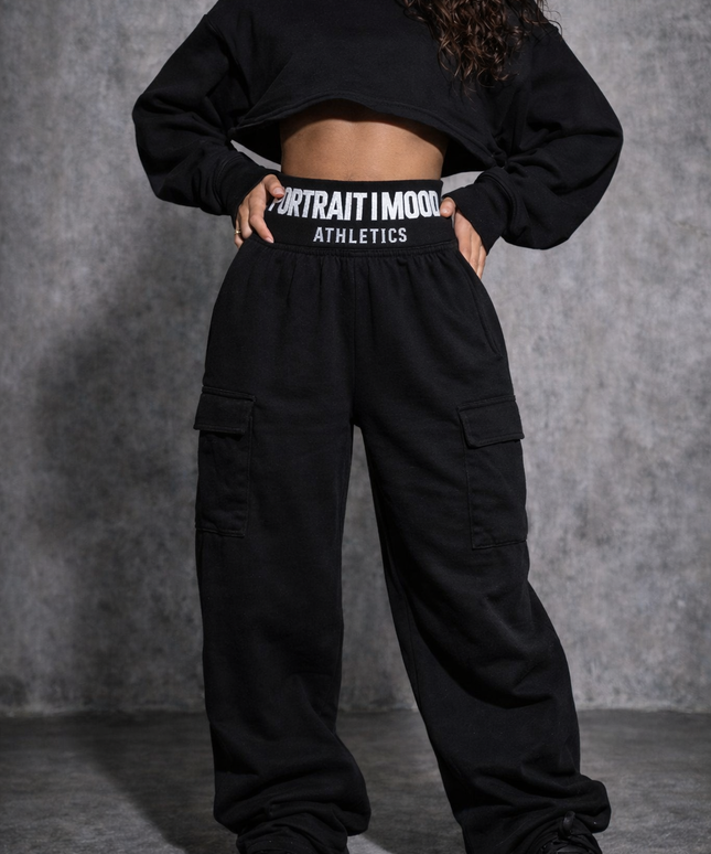 The PM Athletics High-Waist Cargo Jogger