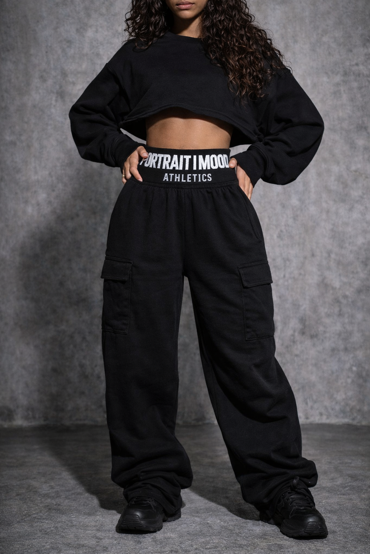 The PM Athletics High-Waist Cargo Jogger