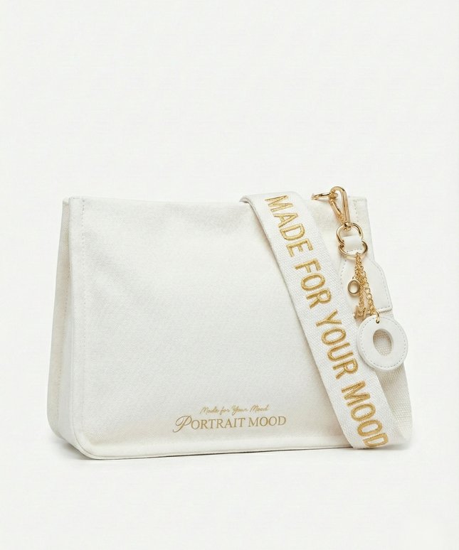 The P|M Serenity Script Messenger - White & Gold Edition