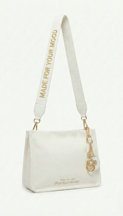 The P|M Serenity Script Messenger - White & Gold Edition