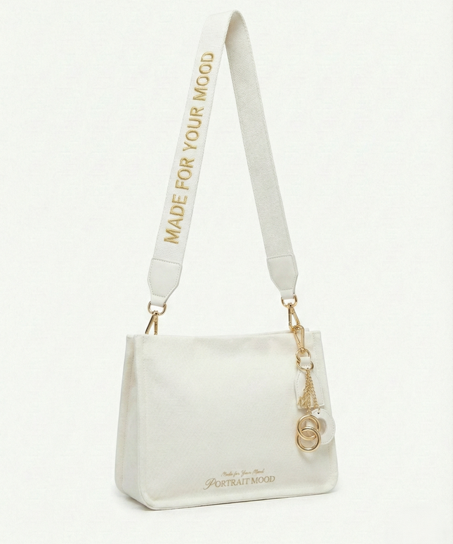 The P|M Serenity Script Messenger - White & Gold Edition