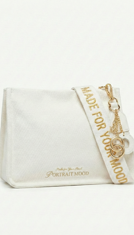 The P|M Serenity Script Messenger - White & Gold Edition