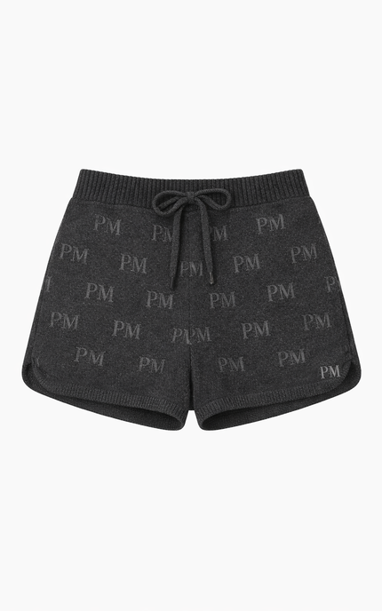 The PM Monogram Jacquard Knit Short