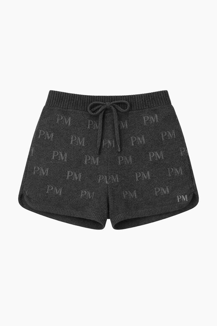 The PM Monogram Jacquard Knit Short