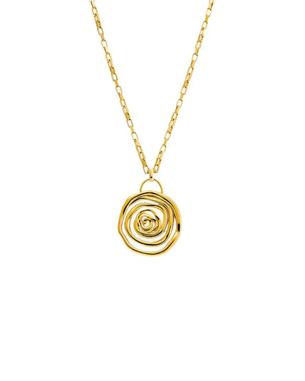 SPIRAL EMBRACE LUXE SET In Solid Non-Tarnish Stainless Steel With 18K Gold-Plate