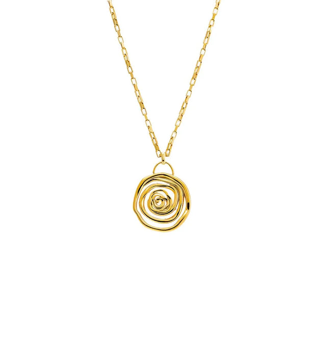 SPIRAL EMBRACE LUXE SET In Solid Non-Tarnish Stainless Steel With 18K Gold-Plate